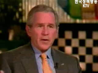 부시, 6자회담 조기개최 희망