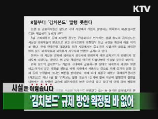 '김치본드' 규제 방안 확정된 바 없어