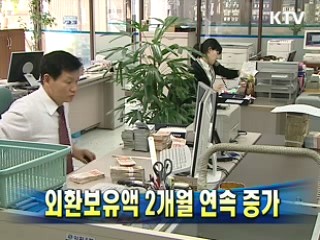 외환보유액 2개월 연속 증가