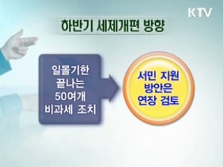 윤곽 드러나는 하반기 친서민정책