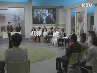 이명박 대통령·김윤옥 여사 KBS 아침마당 출연