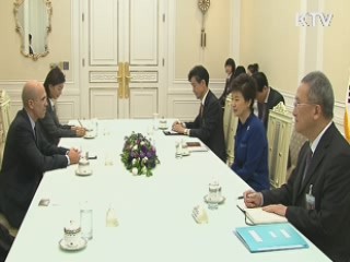 박 대통령, '슈렉' 카젠버그 접견…창조경제 논의