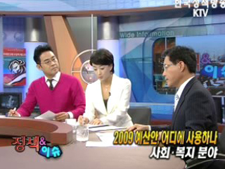 2009 예산안, 어디에 사용하나 - 사회, 복지 분야