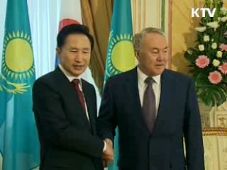 중앙아 순방, 에너지·자원 실질협력