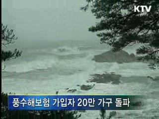 풍수해보험, 9개월 만에 20만 가구 가입