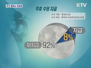 줄지 않는 아르바이트 피해