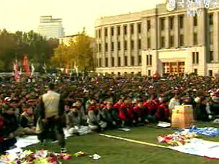 작년 대규모시위 사회적 비용‘7조 - 12조원‘