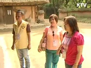 결혼이민자 친정부모 '한국 나들이'