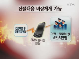 타들어가는 국토 예방이 최선책