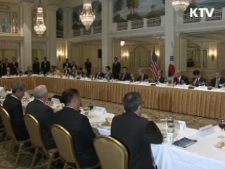 이 대통령, 미 CEO에 투자 요청