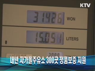 내년 자가폴주유소 300곳 정품보증 지원