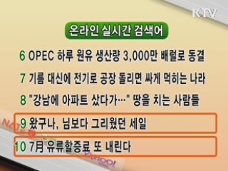 실시간 인터넷 검색어