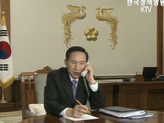 이 대통령, 오바마 참모진과 14일 간담회