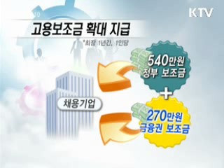 '금융채무불이행자' 고용기업에 1인당 최대 810만원 지원