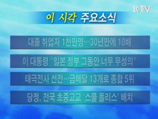 이 시각 주요소식(단신)