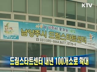 드림스타트센터 내년 100개소로 확대