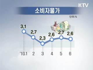 소비자물가 5개월째 2%대 안정세