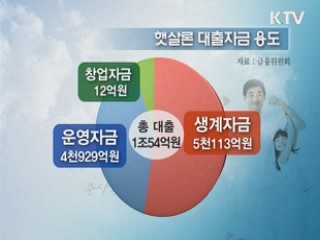 서민전용 대출 '알고 활용하세요'