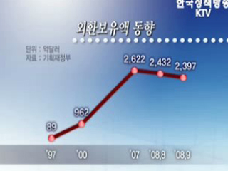 외환보유액 충분 - ‘위기 없다’