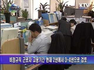 기간제 근로자 다수도 사용기간 연장, 폐지 희망