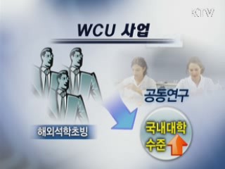 WCU 사업에 해외석학 288명 참여