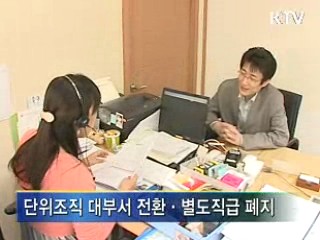 조직효율화 가속...연봉제 등 도입