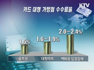 영세 중소상인 카드 수수료율 우대