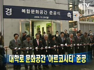 대학로 문화공간 '아르코시티' 준공