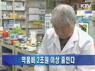 약품비 2조원 이상 줄인다