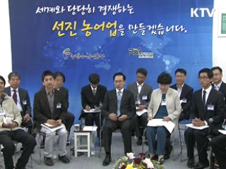 이 대통령 "식품회사, 농업 연구개발에 투자해야"