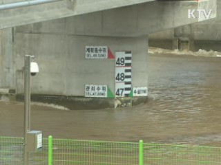 낙동강 수위 안정세…홍수 위기 벗어나