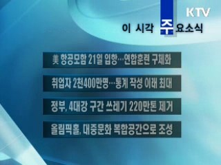 이 시각 주요소식(단신)