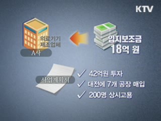 지방이전기업, 사업계획서 부풀려 보조금 타내