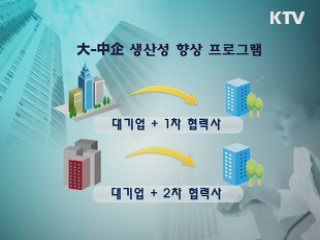 대·중소 파트너로 묶어 생산성 향상