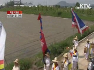 호미걸이 장단에 모내기 체험 [국민 리포트]