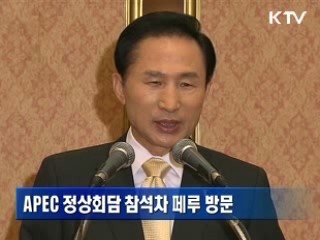 이 대통령, 페루 동포 간담회 참석