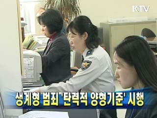 생계형 범죄 '탄력적 양형기준' 시행