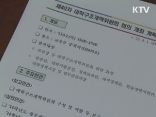 대학구조개혁위 출범…"과단성 있게 추진"