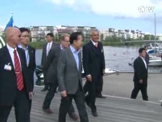 이 대통령, 친환경도시 함마르비 방문