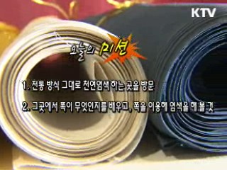 자연의 빛깔 '천연염색' 체험 [사랑합니다! 대한민국]