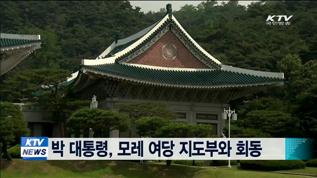 박 대통령, 오는 16일 여당 지도부와 회동