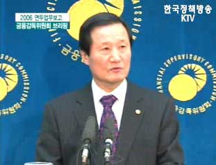 금융감독위원회 업무보고