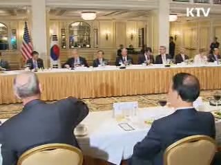 이 대통령, 미 CEO에 투자 요청