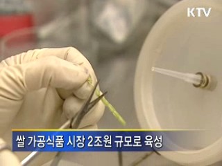 쌀 가공식품 산업, 2배로 키운다