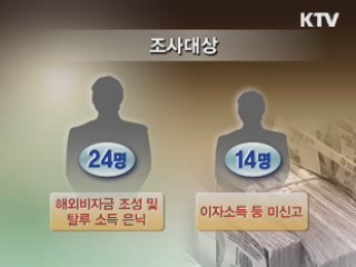 해외 탈세자 집중 조사···엄중 제재