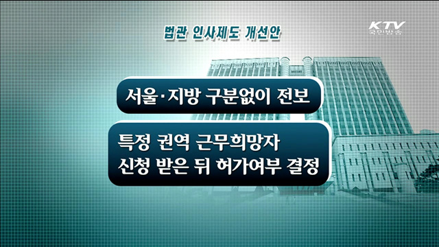 '지역법관제' 폐지…특정지역 근무 최장 7년