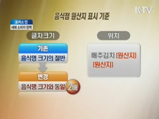 새해 소비자 정책 '이렇게 달라집니다'