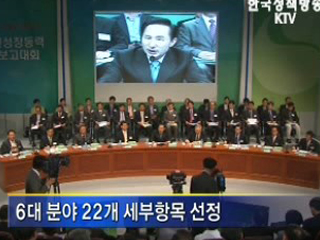 신성장동력 6대분야 22개 세부 항목 선정 