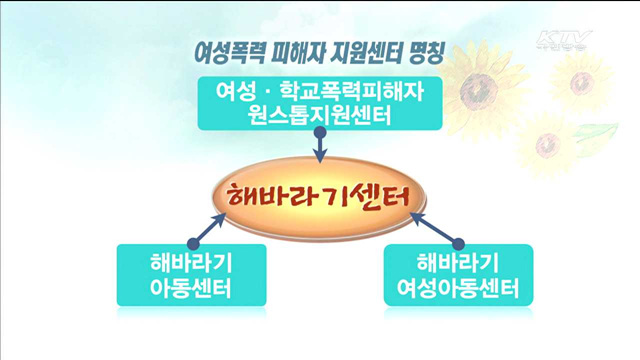 여성 폭력피해자 지원센터'해바라기센터'로 통일