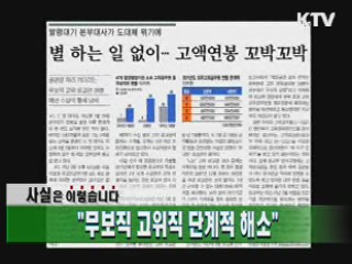 "무보직 고위직 단계적 해소"